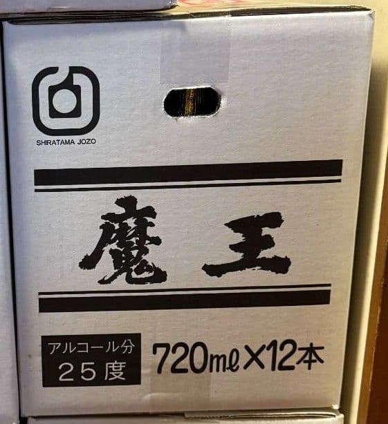 魔王 720ml×12本入り一箱