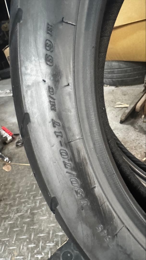 未使用DUNLOP K505 150/70/17 110/70-17 セット