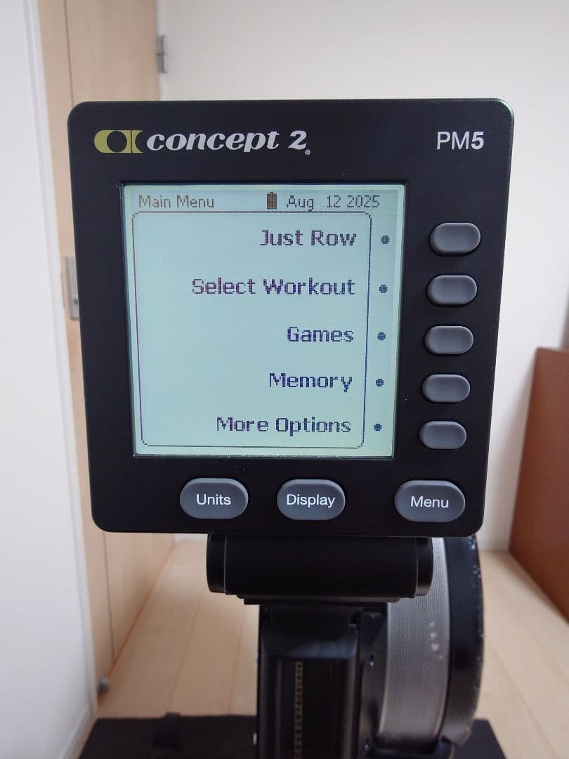 Concept 2 ローイングエルゴメーター モデルD PM5 ローイングマシン