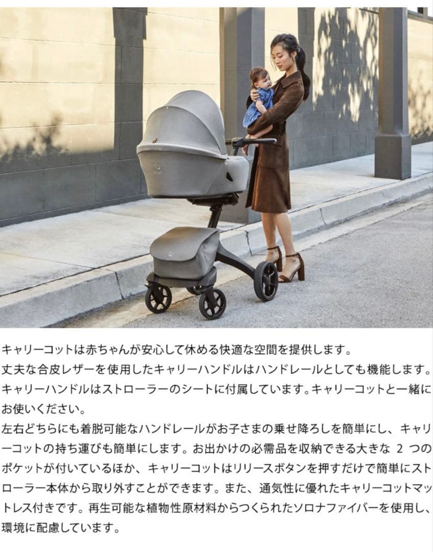 【美品】エクスプローリーX キャリーコット　取説付き
