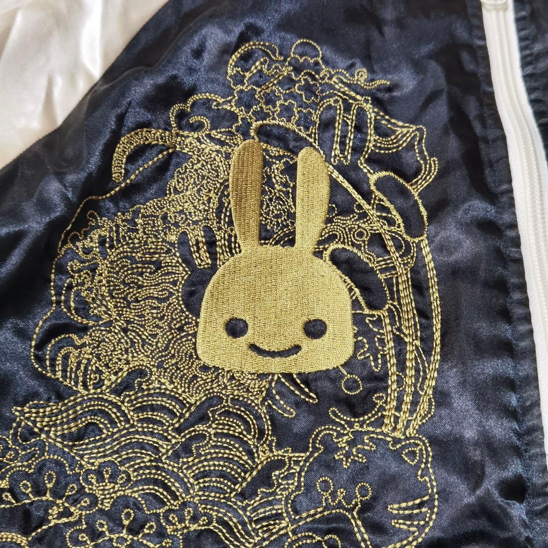 極美品 激レア CUNE 30周年 スカジャン うさぎ 刺繍 シンサレート XL