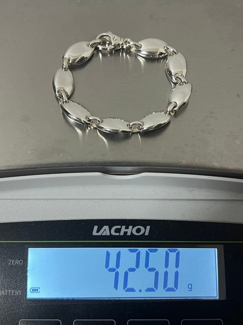 ティファニー TIFFANY ペブル リンク ブレスレット SV925 希少