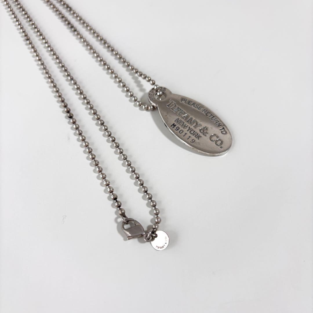 Tiffany&Co. ティファニー プレート 925 シルバー ネックレス