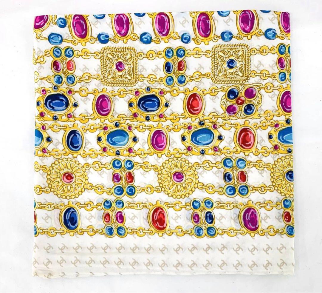 205 美品 CHANEL シャネル ココマーク チェーン宝石柄