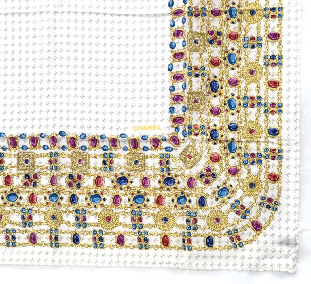 205 美品 CHANEL シャネル ココマーク チェーン宝石柄