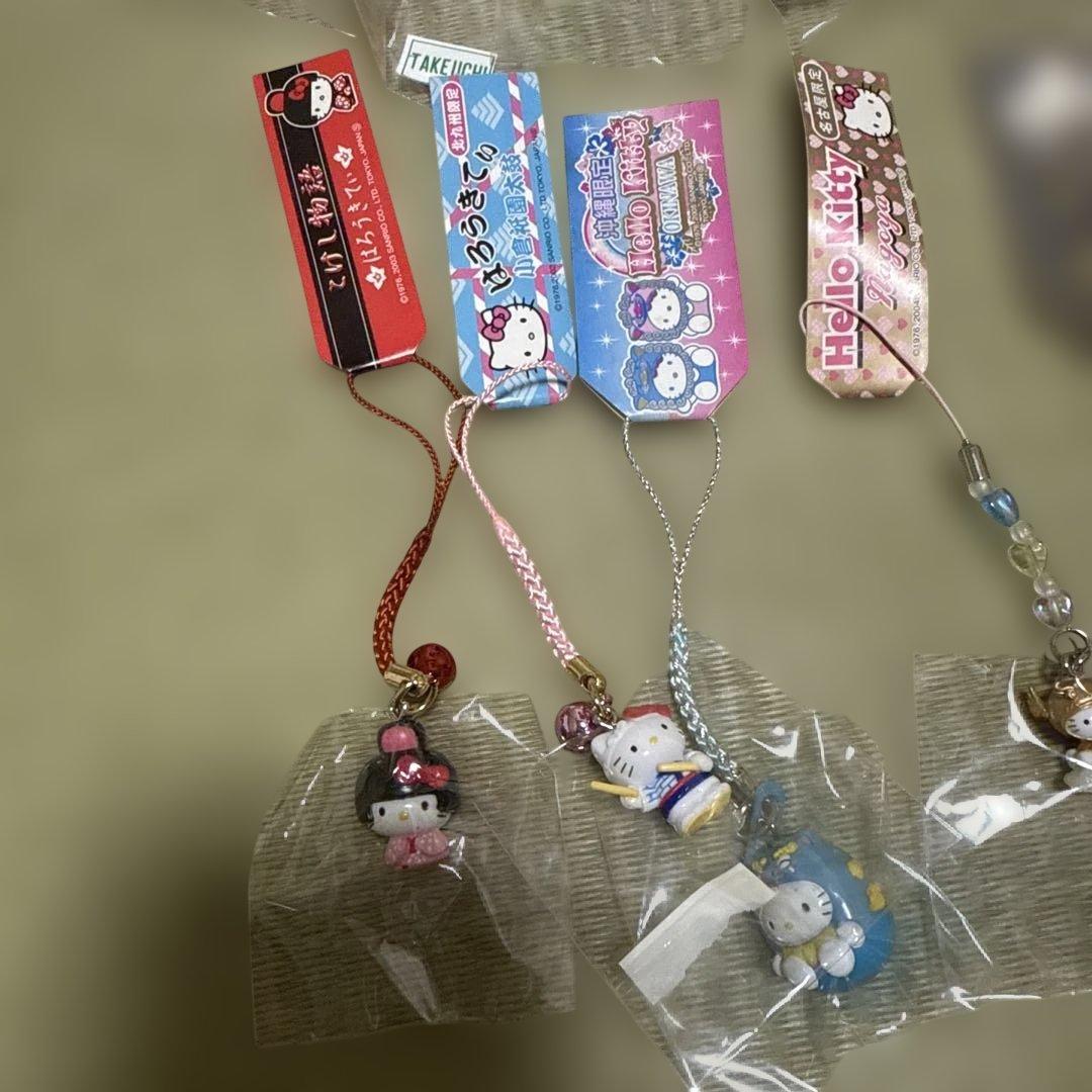ご当地キティ 根付　14個セット【バラ売り不可】　キティちゃん　ハローキティ
