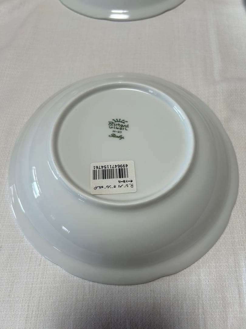 ☆新品・未使用☆ リチャードジノリ　ボンジョルノプルーン　20cm 3枚