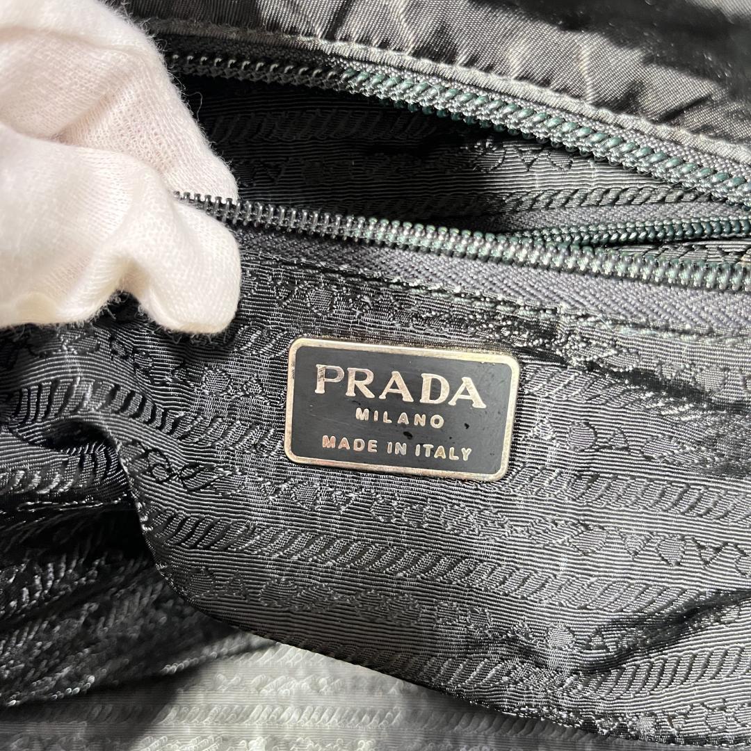 [大人気]　プラダ　ＰＲＡＤＡ　ボストンバッグ　三角ロゴ　ナイロン　ブラック