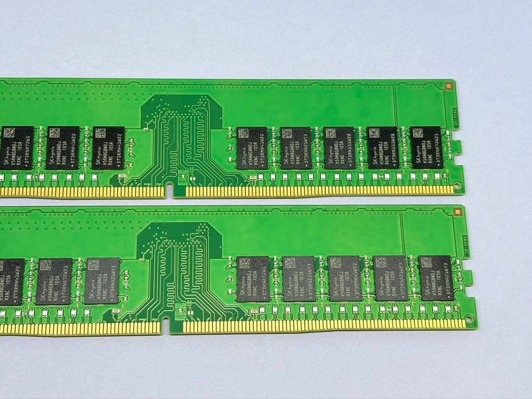 SKHYNIX DDR4 3200 ECC Unbuffered 16GBx2枚
