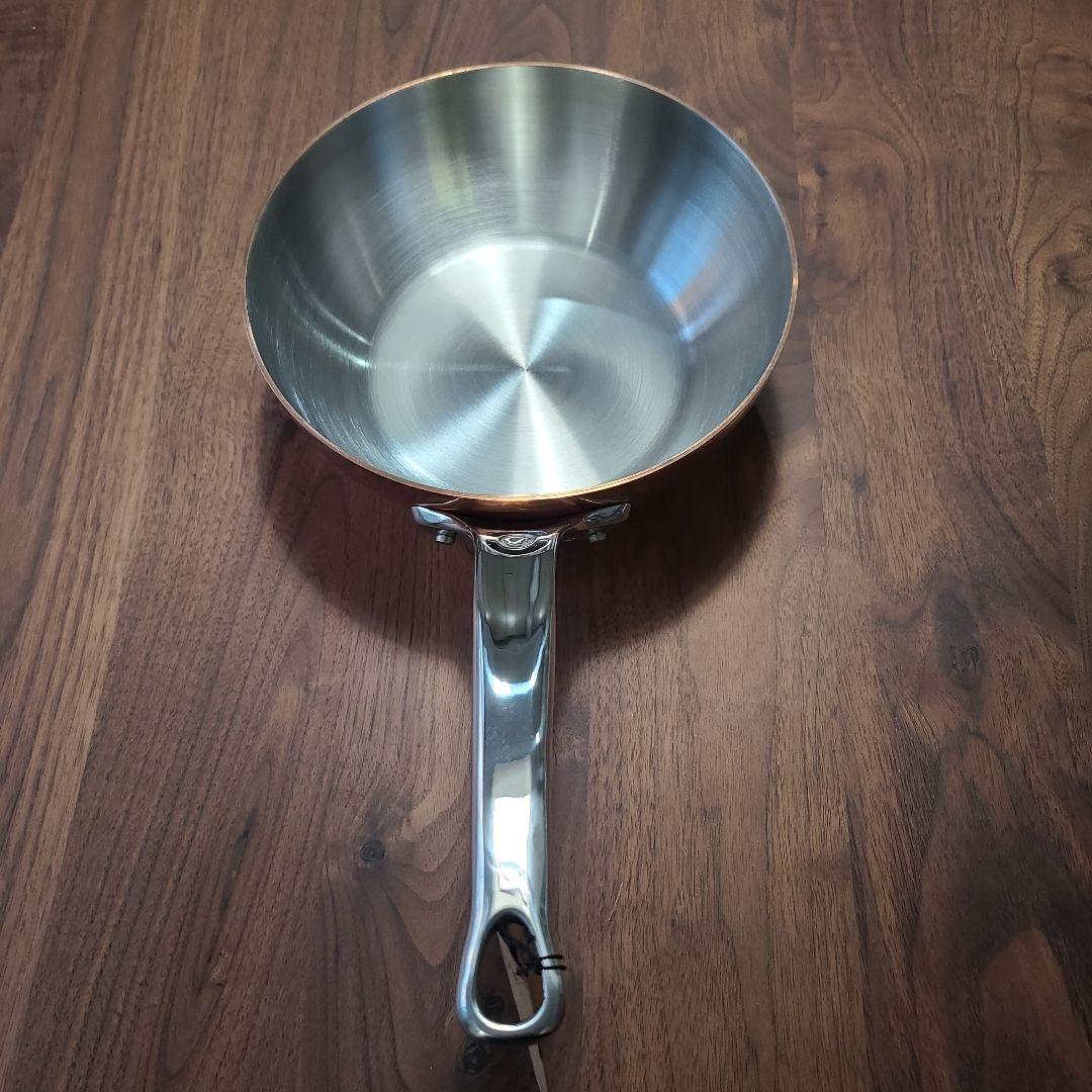 【ラスト！】フランス製deBuyerIH対応20センチ銅ソテーパン蓋付