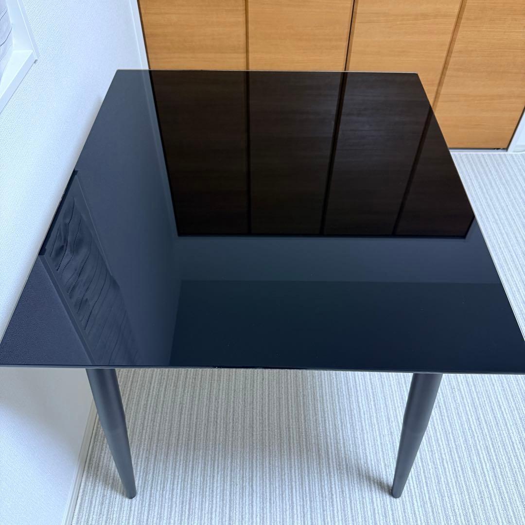 IDC OTSUKA 大塚家具 パシオン ガラストップ ダイニングテーブル