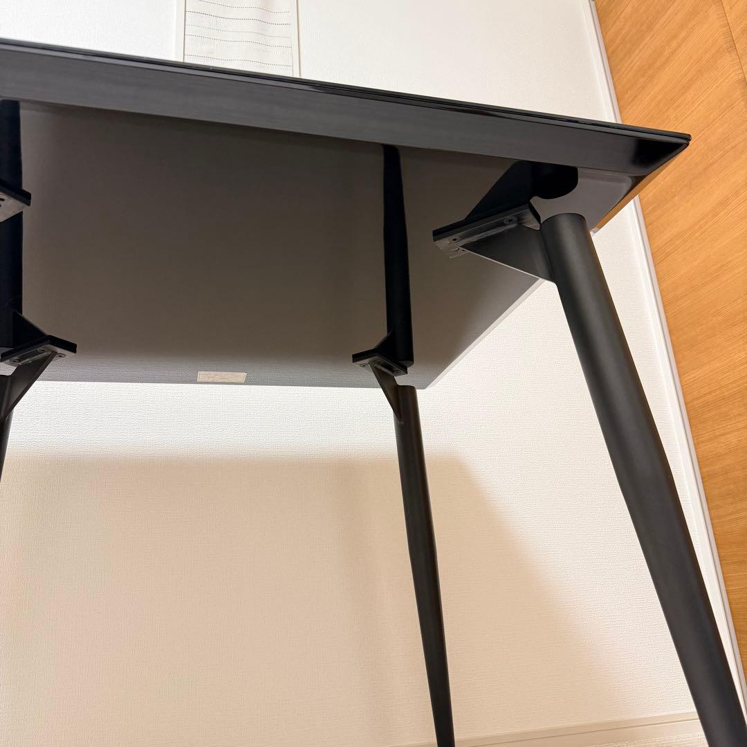 IDC OTSUKA 大塚家具 パシオン ガラストップ ダイニングテーブル