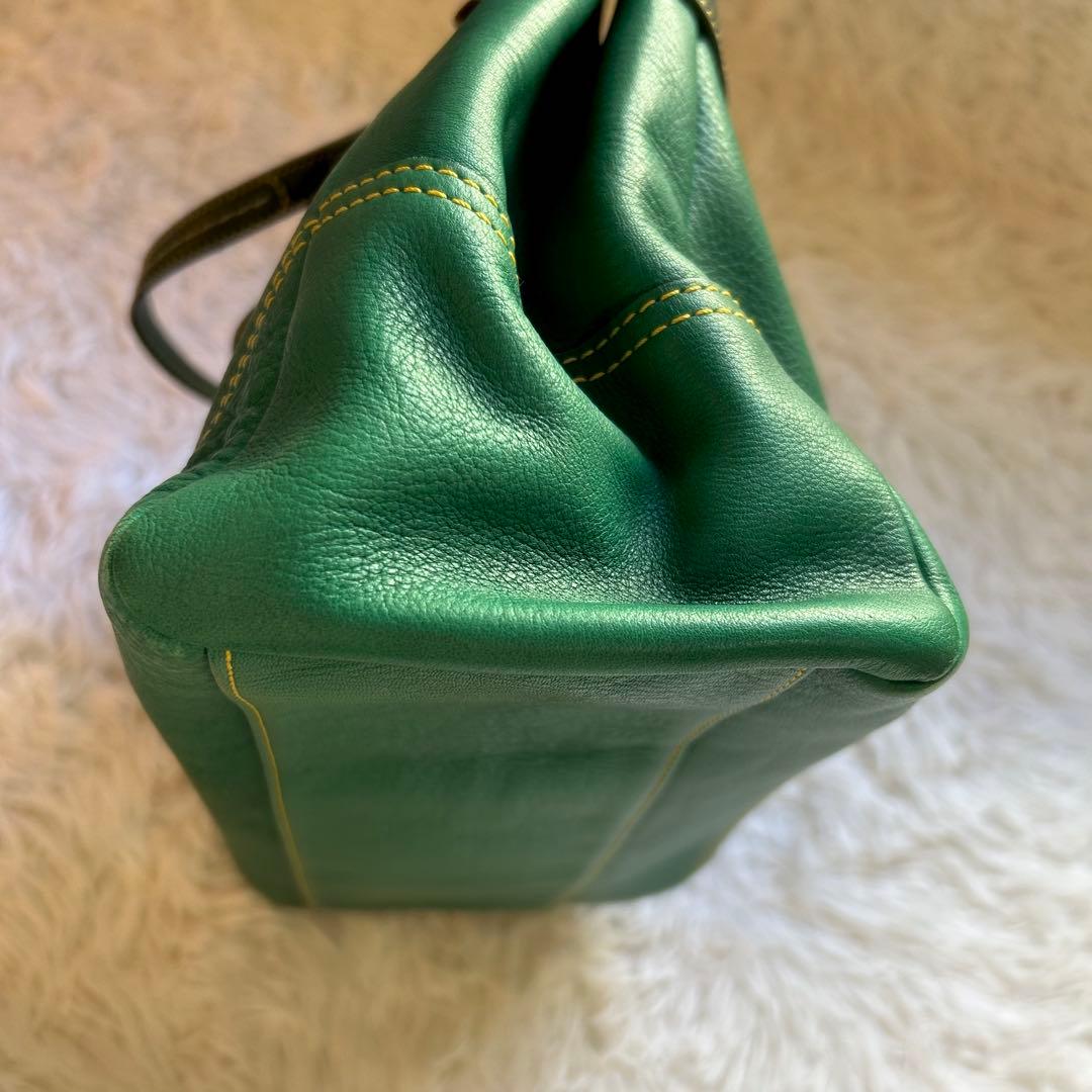 バッグ COACH soho Leather Turn Lock Boston Bag