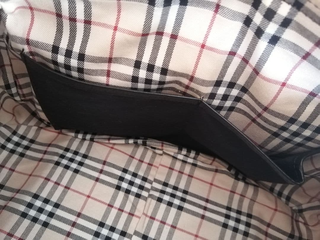 ☆美品☆Burberry ブラックレザー ボストンバッグ