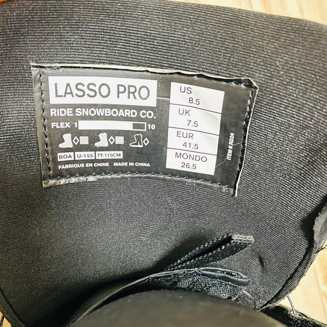 24-25 RIDE ライド LASSO PRO ラッソプロ ダブルボア BOA