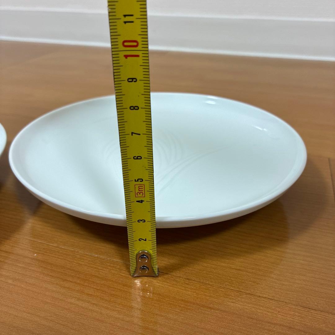 専用！　　【箱なし】人間国宝　井上萬二　白磁　皿　稲穂柄　有田焼　2枚まとめ売り