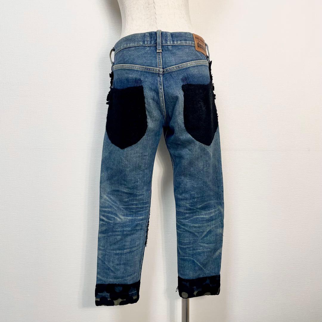 希少✨️ JUNYA WATANABE 異素材 パッチワーク デニムパンツ