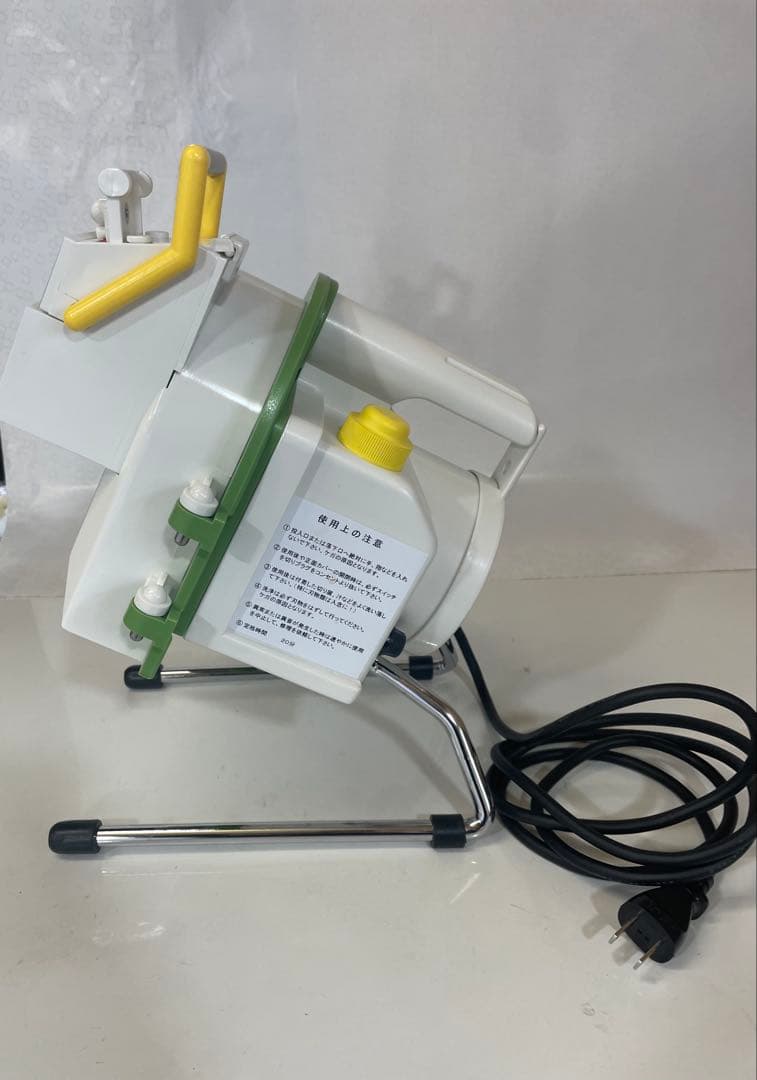 千葉工業所 電動ネギ平ジュニア 卓上ネギ切り機｜替刃・研磨器付｜美品