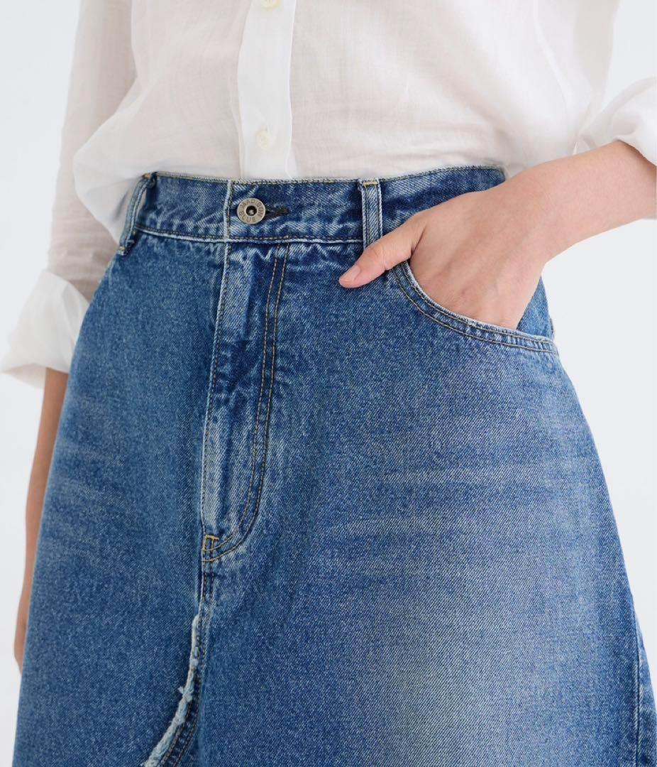 美品　MADISONBLUE◆リメイク デニムスカート◆完売◆24年モデル