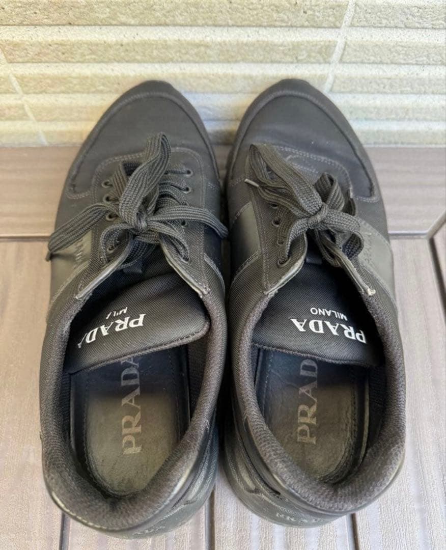 銀座店購入★PRADA カジュアルスニーカー ブラック