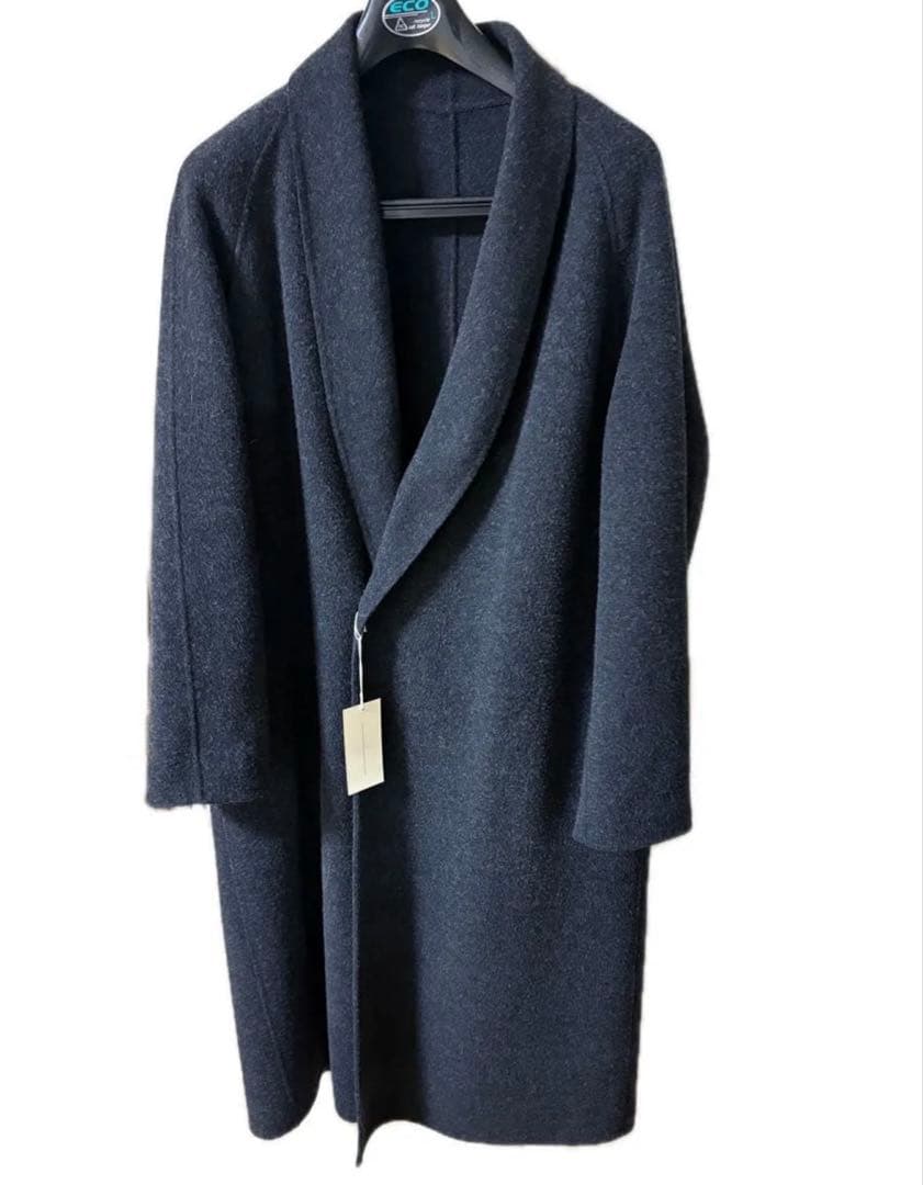 ジャケット・アウター LIDNM SHAWL COLLAR REVER COAT