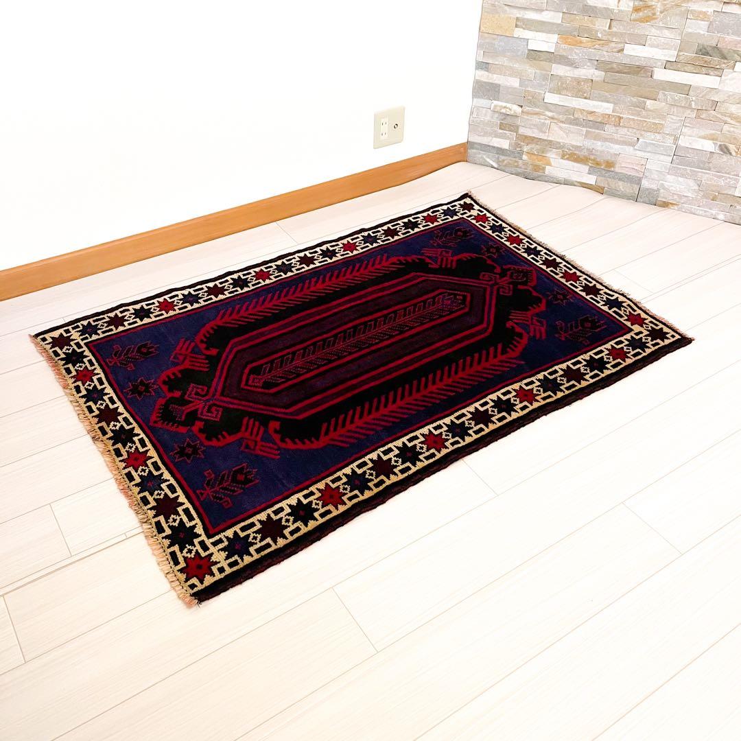 【新品未使用】バローチ絨毯 アフガニスタン産
