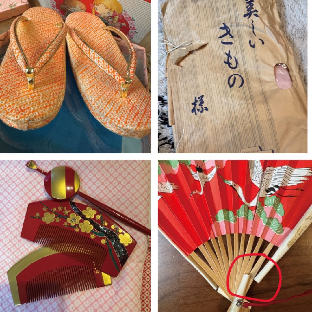 七五三　友禅作家　着物　7歳