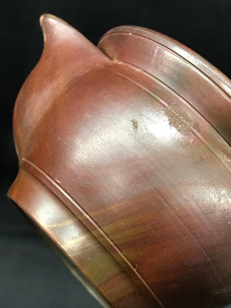 【経年使用品】古備前焼　備前焼　香山　茶器　煎茶