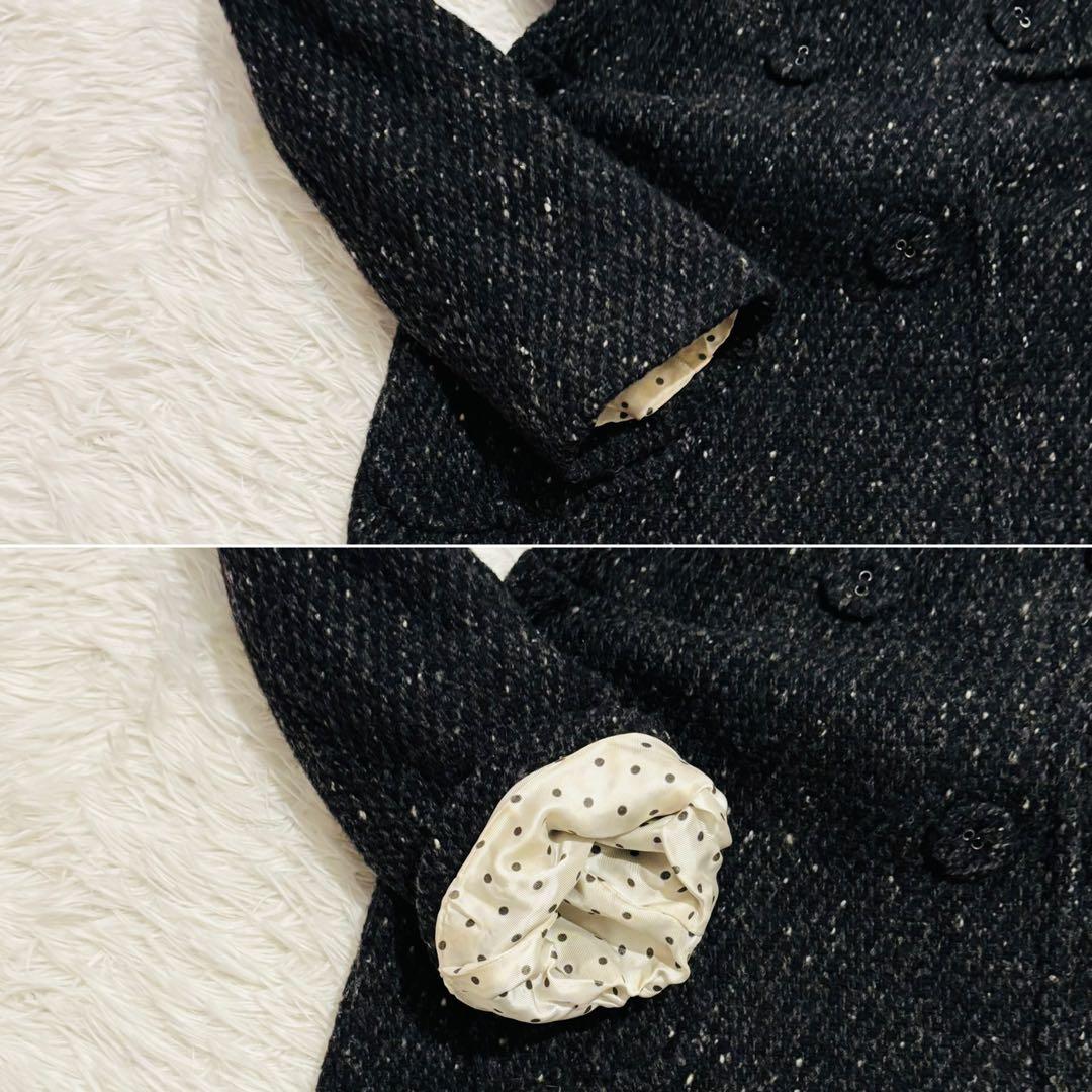 極美品✨マックスマーラウィークエンド　ロングコート40 チャコールグレー