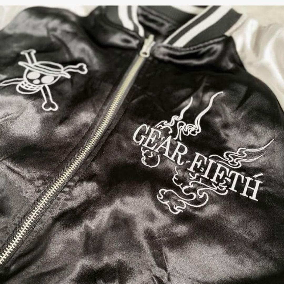 絡繰魂 粋 ワンピース スカジャン ルフィ ヒトヒトの実 ONEPIECE