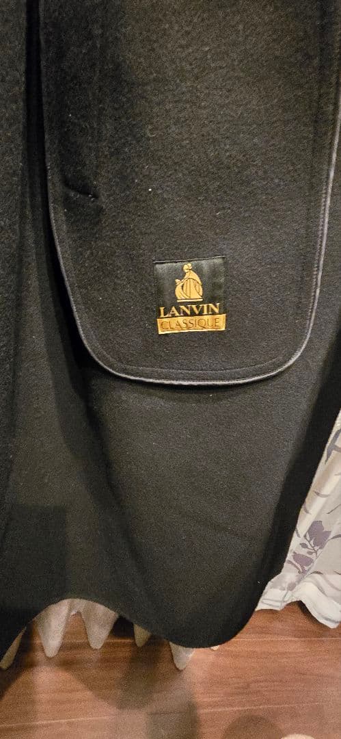 LANVIN CLASSIQUE ブラック チェスターコート