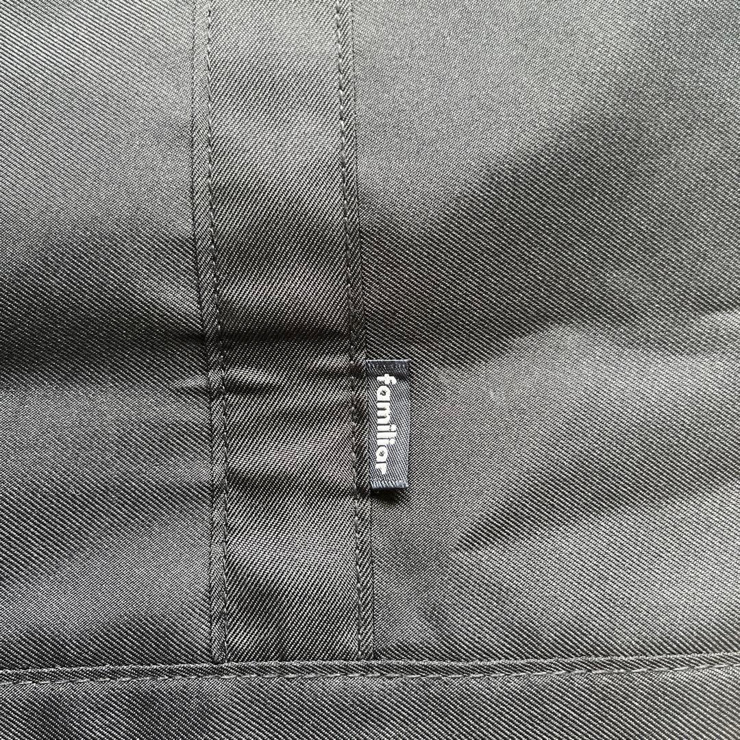 【値下げ】familiar マザーズバッグ ネイビー 赤チェック柄　美品