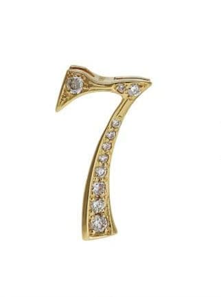 ★新春値下げ★ ゆきざき ノンブル ナンバー ペンダントトップ 【７】 Sサイズ