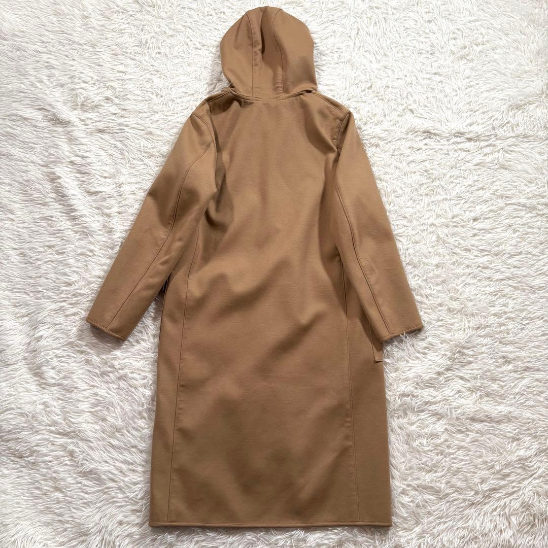 美品✨マッキントッシュ　フーデッドコート　ウール　ベージュ　36　ルーマニア製