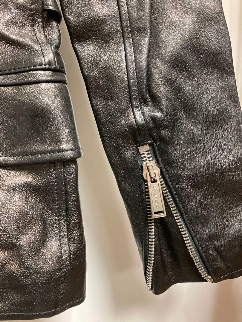 DSQUARED2 ディースクエアード ダウンライダース ブラック 36