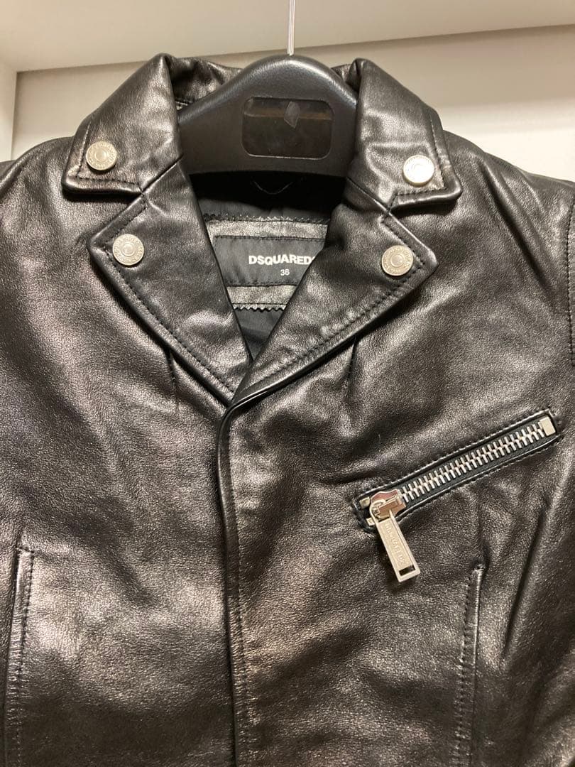 DSQUARED2 ディースクエアード ダウンライダース ブラック 36