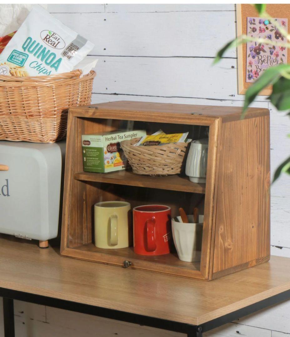 スタディオクリップ　扉付き2段キャビネット