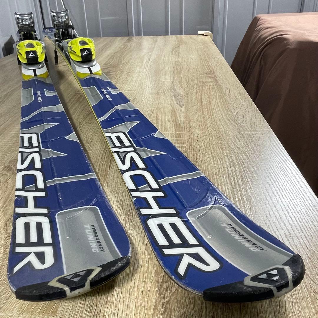 ①FISCHER （フィッシャー）165cm スキー板 スキーセット