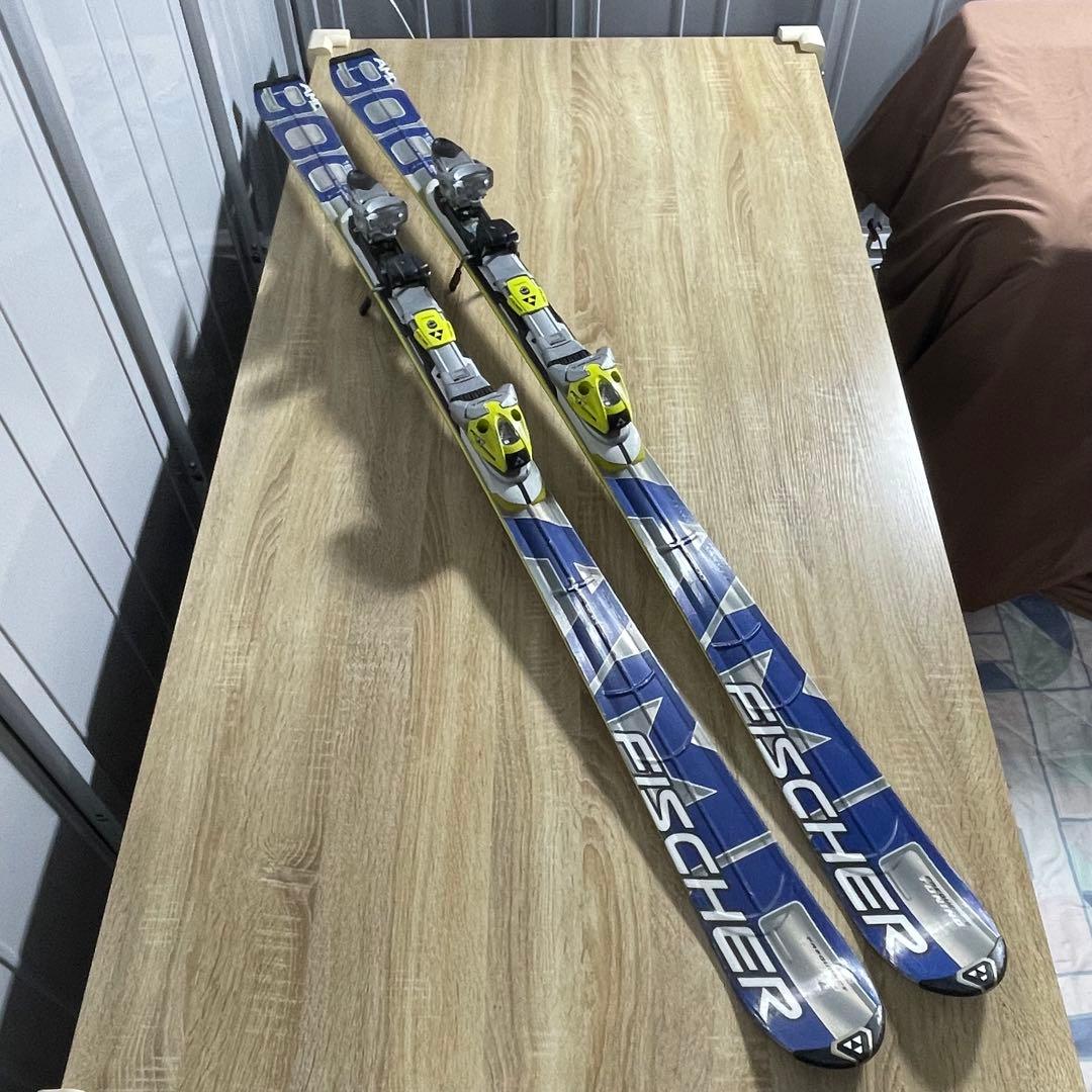 ①FISCHER （フィッシャー）165cm スキー板 スキーセット