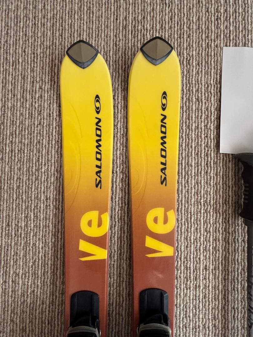 SALOMON VEスキー板（ビンディング付）・キザキストック・収納ケース