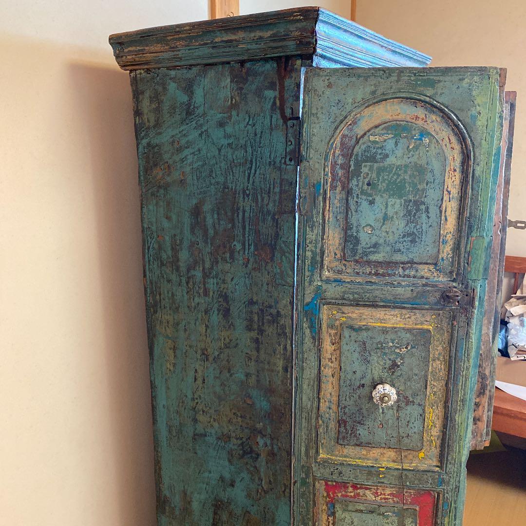 yuki様　アンティーク　観音開き　棚　希少品