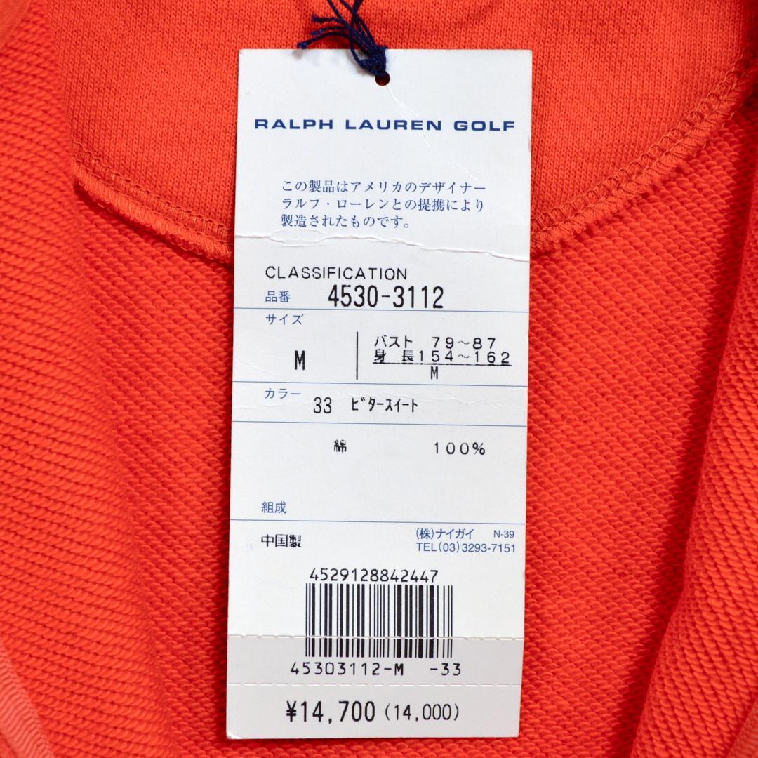 【新品】Ralph Laurenラルフローレン ゴルフ コットンプルオーバーM赤