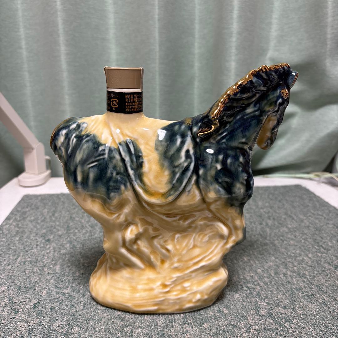  馬の形 陶器ウイスキーボトル