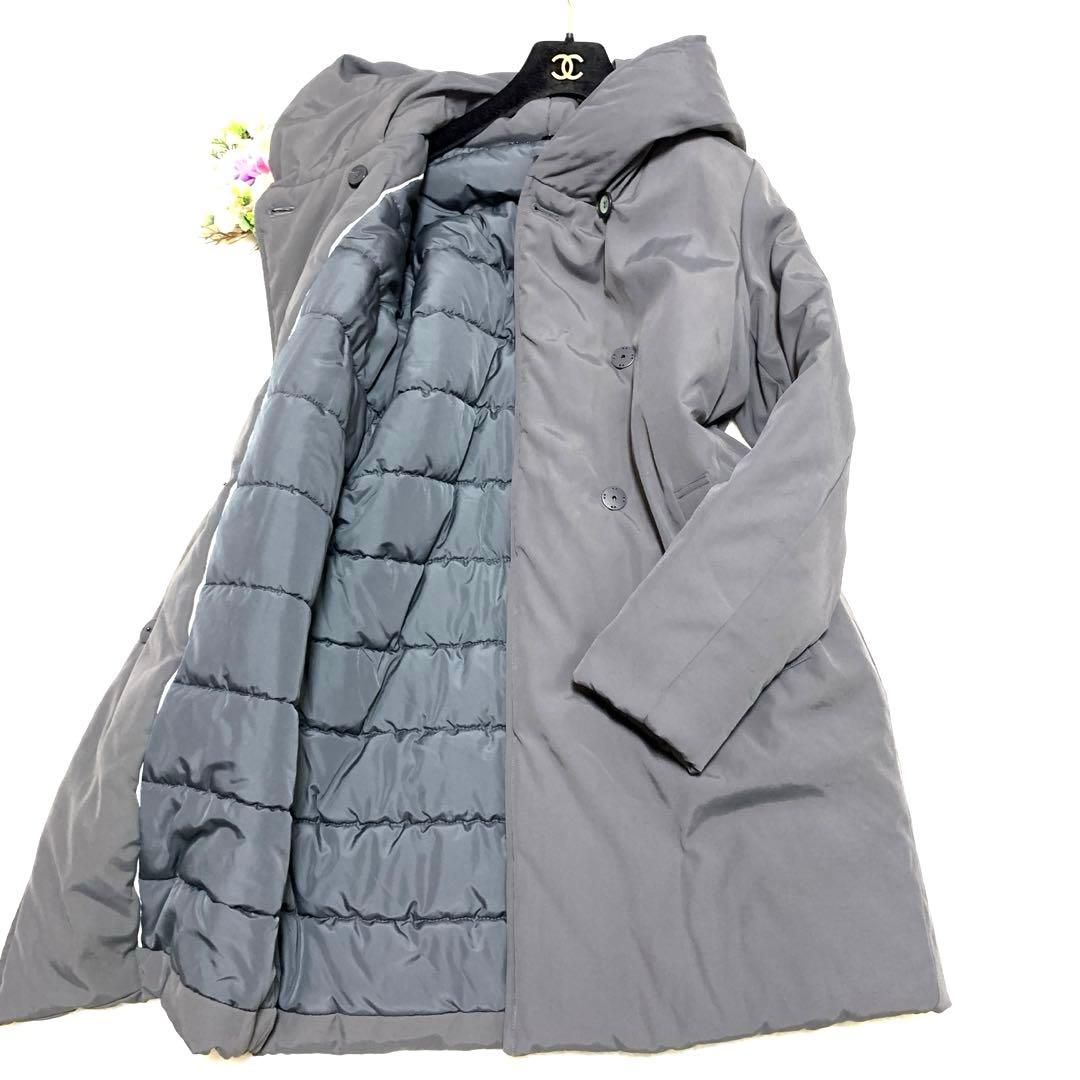 ★ jun様　マックスマーラ　ロング❤︎ フーデットコート❤︎中綿❤︎キルティング　L