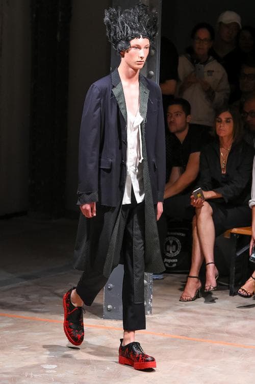 【大特価】コレクションアーカイブ17年春夏 ストライプロングジャケット