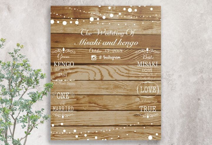 ウェディングフォトブース  ナチュラル