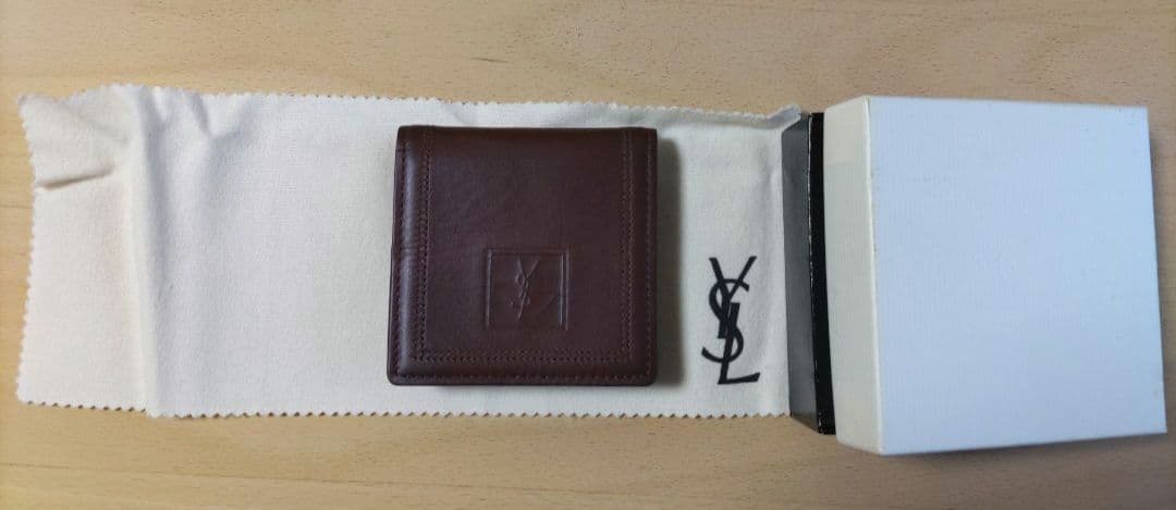 Yves saint Laurent ケース ボルドー 小銭入れ