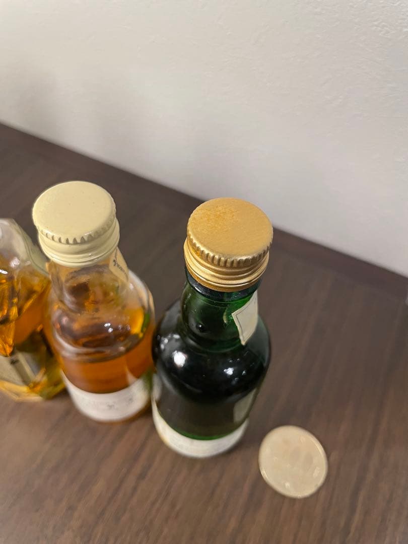 【未開栓】古酒ウイスキーミニボトル7本セットまとめ売り 各種