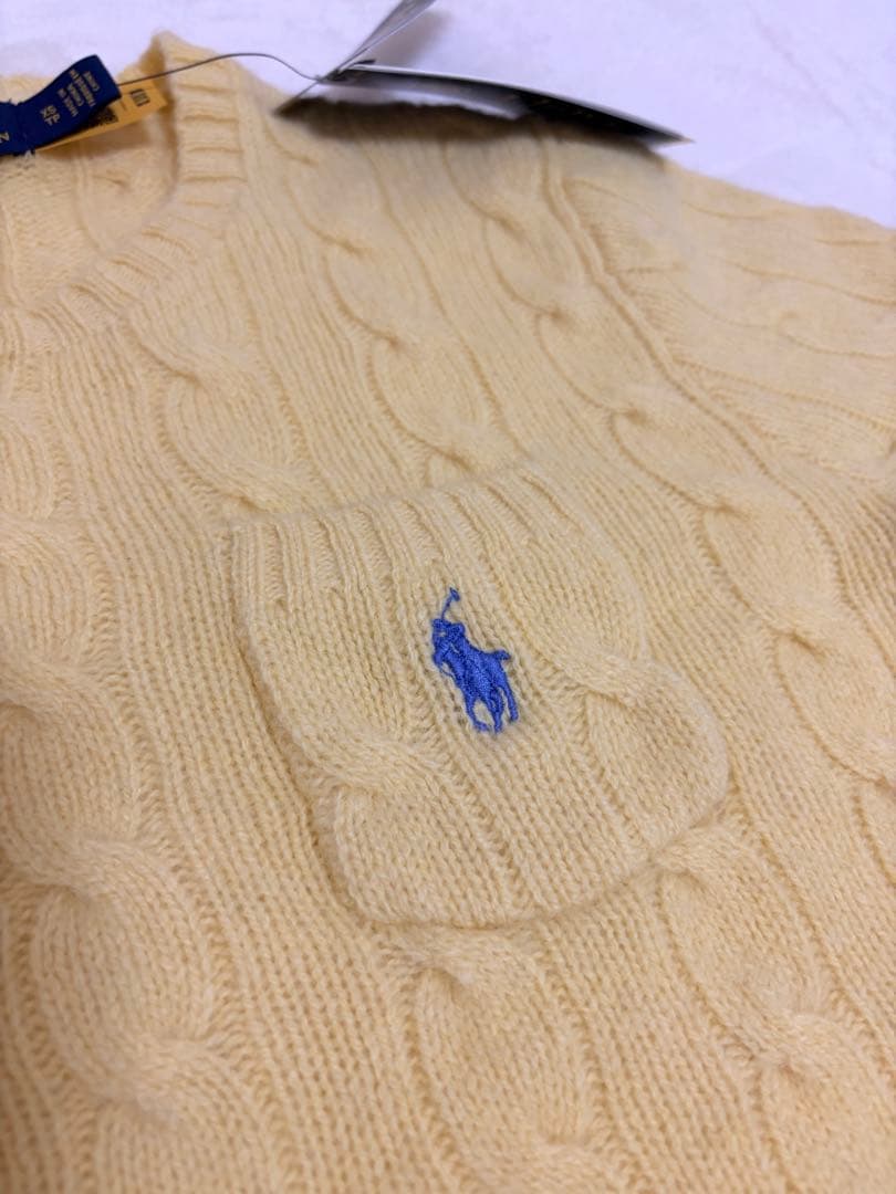 Polo Ralph Lauren 半袖ニット XS ウール、カシミア
