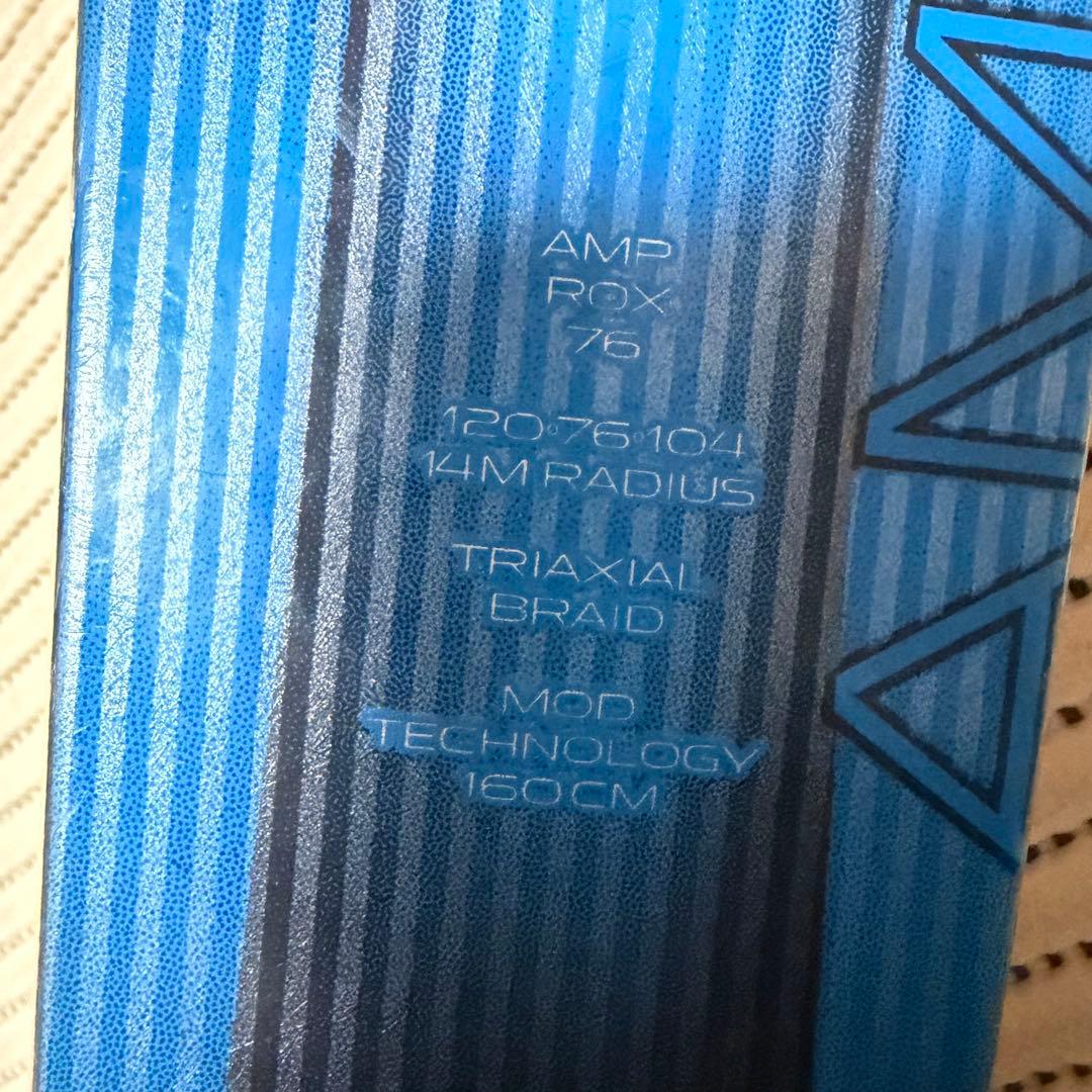 送料無料　K2 AMP ROX76 160cm ＆　マーカー MX 10.0